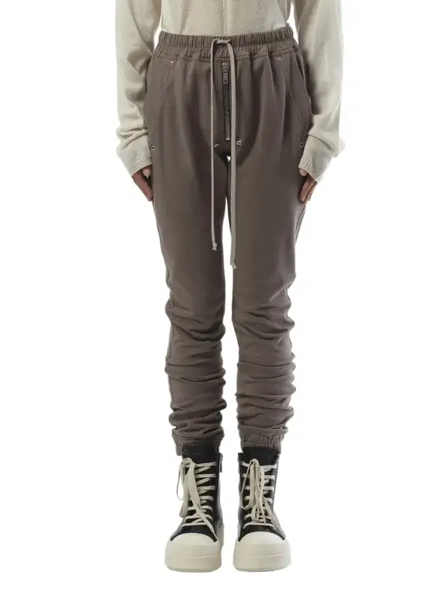 Rick Owens Bela Joggers in Dust Brown