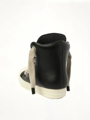 Rick Owens Padded Jumbolaced Sneaker in Black/milk/milk | Thumbnail 2 Rick Owens Padded Jumbolaced Sneaker in Black/milk/milk | Thumbnail 2