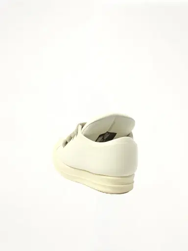 Rick Owens Padded Jumbolace Low Sneaks in Milk/milk/milk White | Thumbnail 2 Rick Owens Padded Jumbolace Low Sneaks in Milk/milk/milk White | Thumbnail 2