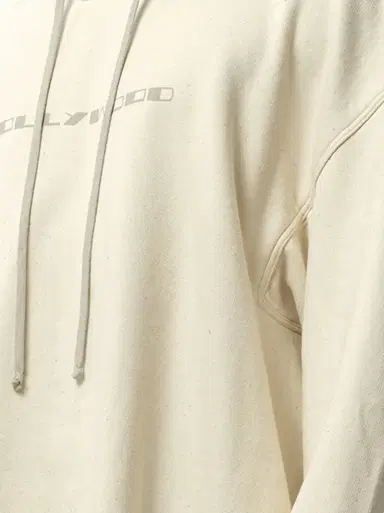 RICK OWENS DRKSHDW Hollywood Peter Hoodie in Natural/pearl Natural | Thumbnail 2 RICK OWENS DRKSHDW Hollywood Peter Hoodie in Natural/pearl Natural | Thumbnail 2