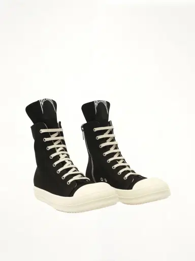 RICK OWENS DRKSHDW Hollywood Sneaks in Black/milk Black | Thumbnail 3
