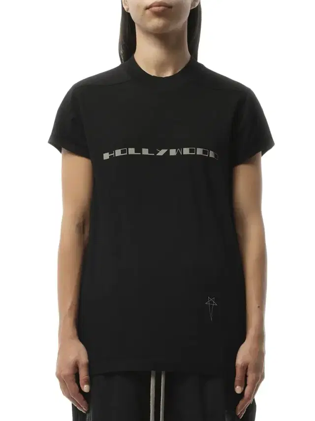 RICK OWENS DRKSHDW Hollywood Small Level T in Black/pearl Black