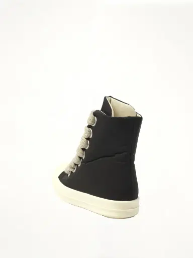 RICK OWENS DRKSHDW Jumbo Lace Puffer Sneaks in Black/milk Black | Thumbnail 2 RICK OWENS DRKSHDW Jumbo Lace Puffer Sneaks in Black/milk Black | Thumbnail 2