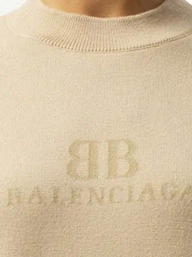 Balenciaga Cropped Sweater | Thumbnail 2 Balenciaga Cropped Sweater | Thumbnail 2