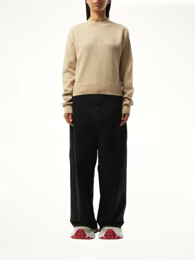 Balenciaga Cropped Sweater | Thumbnail 4 Balenciaga Cropped Sweater | Thumbnail 4