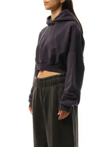 Entire Studios Cropped Heavy Hood in Ink Black | Thumbnail 5 Entire Studios Cropped Heavy Hood in Ink Black | Thumbnail 5