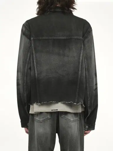 We11Done Dark-spray Detail Denim Jacket | Thumbnail 5