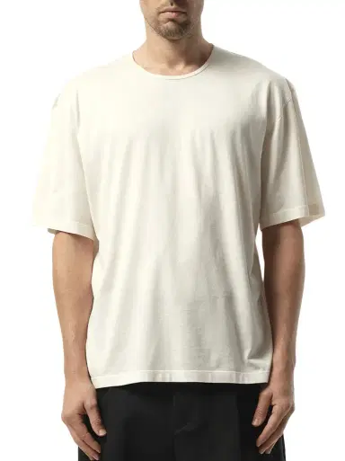 Lemaire Relaxed T-shirt in Chalk White | Thumbnail 1 Lemaire Relaxed T-shirt in Chalk White | Thumbnail 1