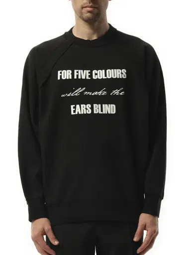 Undercover Back Logo Sweatshirt in Black1 | Thumbnail 1