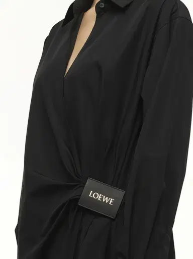 Loewe Draped Shirt Dress | Thumbnail 2 Loewe Draped Shirt Dress | Thumbnail 2