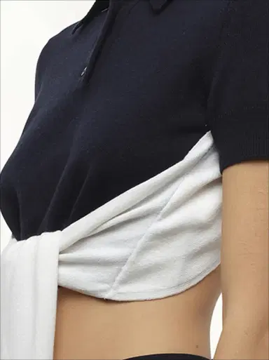Loewe Polo Sweater in Navy/ecru | Thumbnail 7 Loewe Polo Sweater in Navy/ecru | Thumbnail 7
