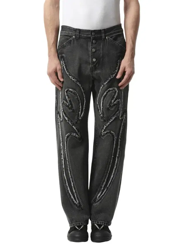 THUG CLUB Tribal Denim Pants