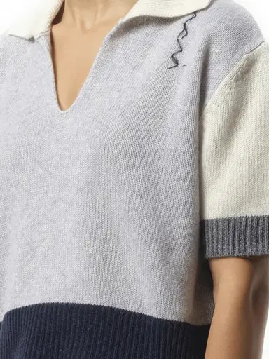 Marni V Neck Boxy Sweater in | Thumbnail 2 Marni V Neck Boxy Sweater in | Thumbnail 2