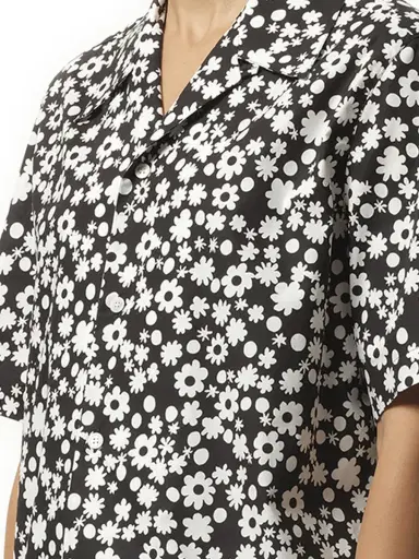 Marni Flower Print Short Sleeve Shirt | Thumbnail 2