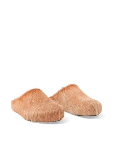 Marni Fussbett Sabot Mule in Winter Wheat Beige | Thumbnail 3