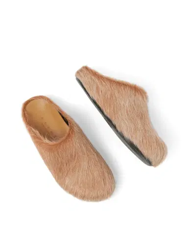 Marni Fussbett Sabot Mule in Winter Wheat Beige | Thumbnail 4