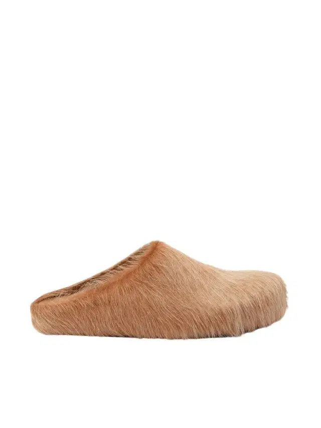 Marni Fussbett Sabot Mule in Winter Wheat Beige