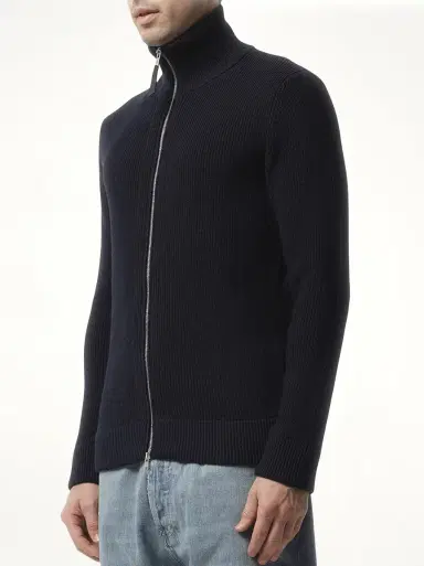 Maison Margiela English Rib Zip Cardigan | Thumbnail 5 Maison Margiela English Rib Zip Cardigan | Thumbnail 5