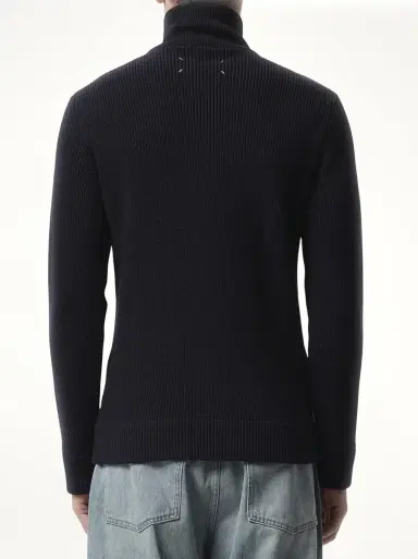 Maison Margiela English Rib Zip Cardigan | Thumbnail 6 Maison Margiela English Rib Zip Cardigan | Thumbnail 6