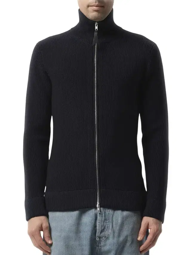 Maison Margiela English Rib Zip Cardigan