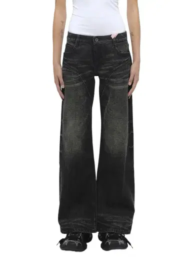 FAX COPY EXPRESS Dirty Wash Straight Jeans | Thumbnail 1 FAX COPY EXPRESS Dirty Wash Straight Jeans | Thumbnail 1
