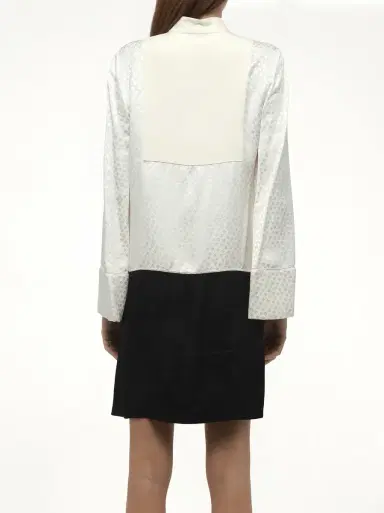 Alexander McQueen Amq - Dress in Bone/blk White | Thumbnail 6 Alexander McQueen Amq - Dress in Bone/blk White | Thumbnail 6