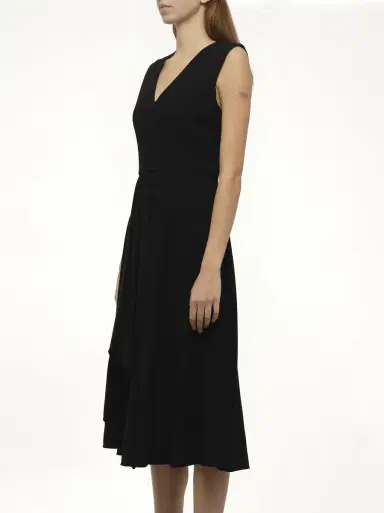 Alexander McQueen Amq - Crepe Dress | Thumbnail 3 Alexander McQueen Amq - Crepe Dress | Thumbnail 3