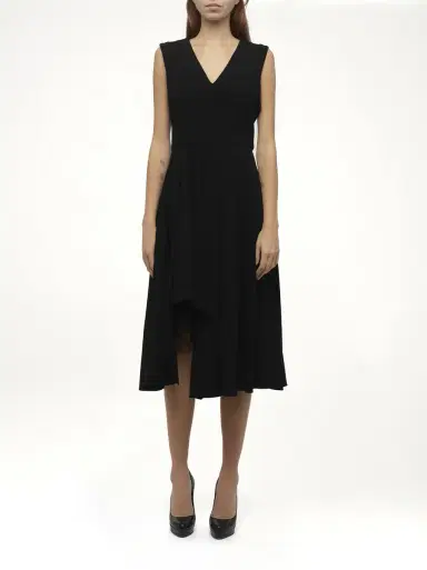 Alexander McQueen Amq - Crepe Dress | Thumbnail 4 Alexander McQueen Amq - Crepe Dress | Thumbnail 4