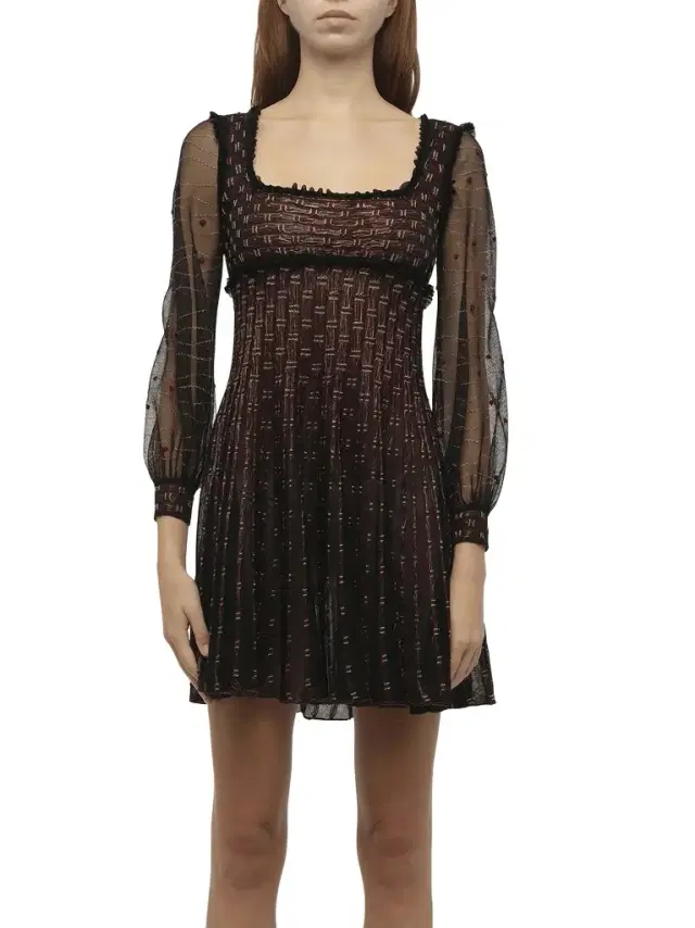 Alexander McQueen Amq - Metal Tulle Dress