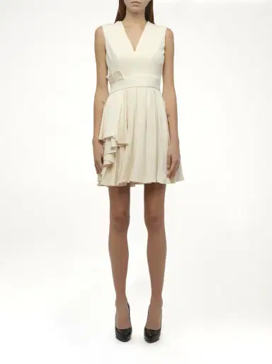 Alexander McQueen Fold Mini Dress | Thumbnail 4 Alexander McQueen Fold Mini Dress | Thumbnail 4