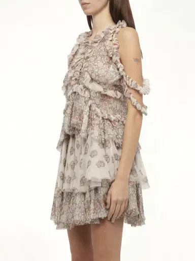 Alexander McQueen Floral Dress | Thumbnail 3 Alexander McQueen Floral Dress | Thumbnail 3