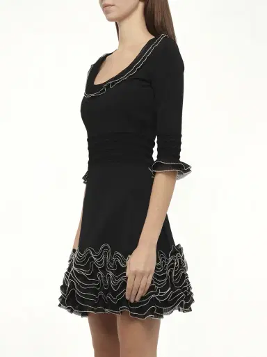 Alexander McQueen Amq - Plain Knit Mini Dress | Thumbnail 3
