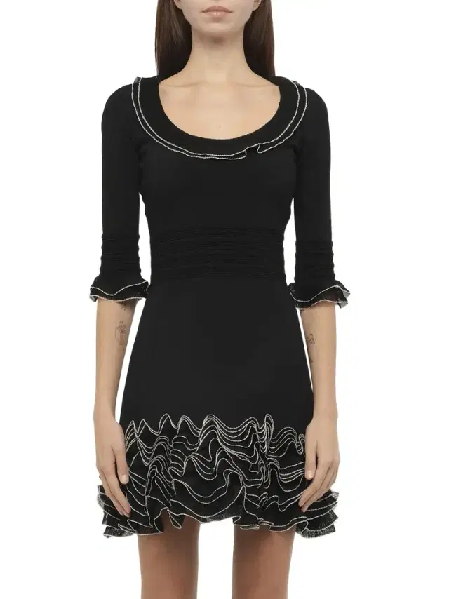 Alexander McQueen Amq - Plain Knit Mini Dress