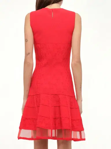 Alexander McQueen Patchwork Mini Dress | Thumbnail 6 Alexander McQueen Patchwork Mini Dress | Thumbnail 6
