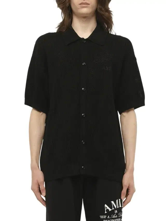 AMIRI Amiri Crochet Mesh Shirt