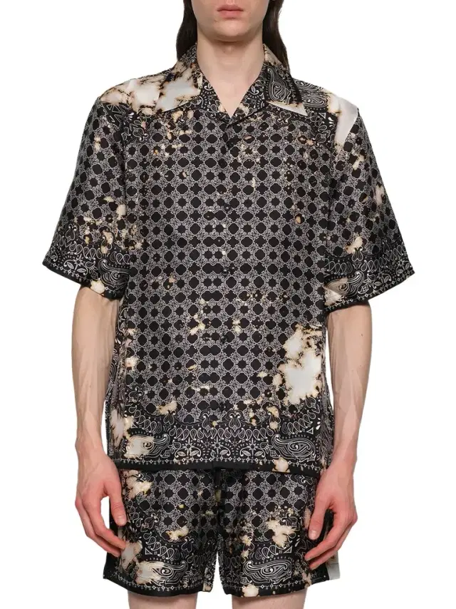 Bleach Bandana Bowling Shirt