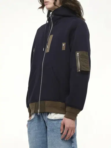 Sacai Sponge Sweat Hoodie | Thumbnail 5 Sacai Sponge Sweat Hoodie | Thumbnail 5