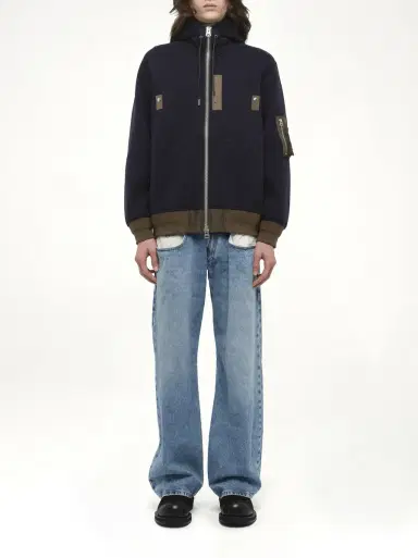Sacai Sponge Sweat Hoodie | Thumbnail 7 Sacai Sponge Sweat Hoodie | Thumbnail 7