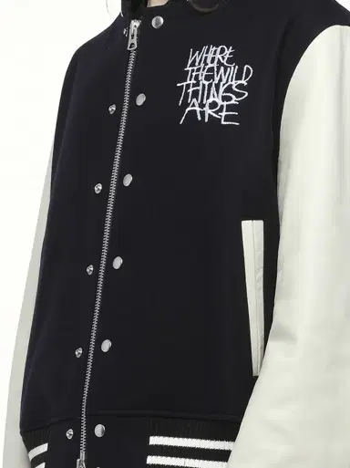 Sacai Where The Wild Things Are Blouson in Navy/off White | Thumbnail 2 Sacai Where The Wild Things Are Blouson in Navy/off White | Thumbnail 2