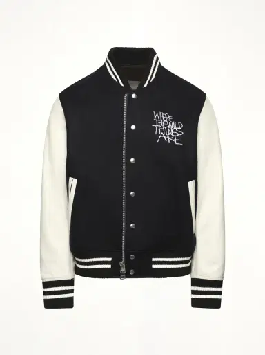 Sacai Where The Wild Things Are Blouson in Navy/off White | Thumbnail 3 Sacai Where The Wild Things Are Blouson in Navy/off White | Thumbnail 3
