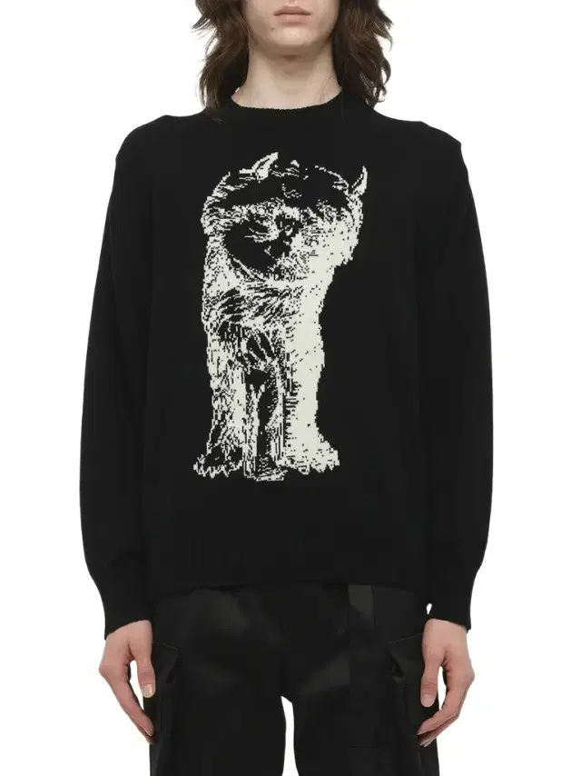 Sacai Where The Wild Things Are Wool Knit Pullover