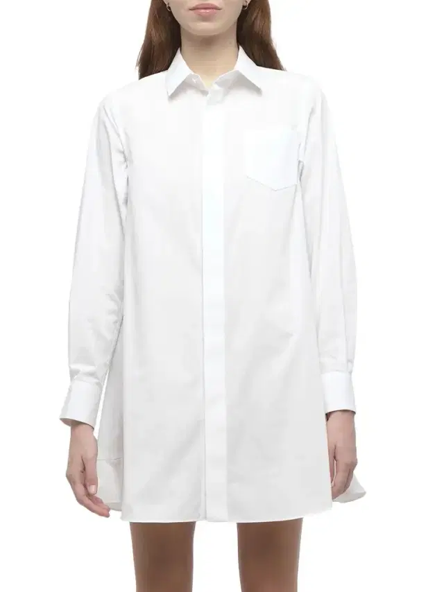 Sacai Frill Poplin Dress