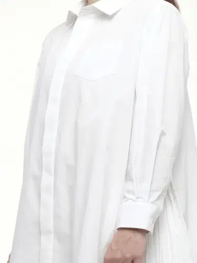 Sacai Side Zip Poplin Dress | Thumbnail 2 Sacai Side Zip Poplin Dress | Thumbnail 2