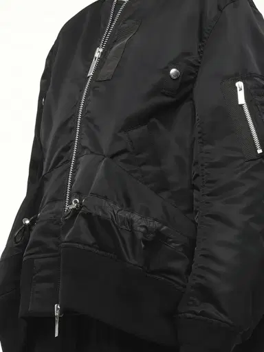 Sacai Nylon Twill Blouson With Drawstring | Thumbnail 2 Sacai Nylon Twill Blouson With Drawstring | Thumbnail 2