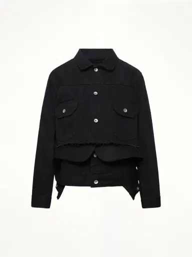 Sacai Denim x Wool Melton Jacket | Thumbnail 3 Sacai Denim x Wool Melton Jacket | Thumbnail 3