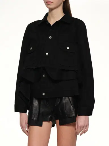 Sacai Denim x Wool Melton Jacket | Thumbnail 6 Sacai Denim x Wool Melton Jacket | Thumbnail 6