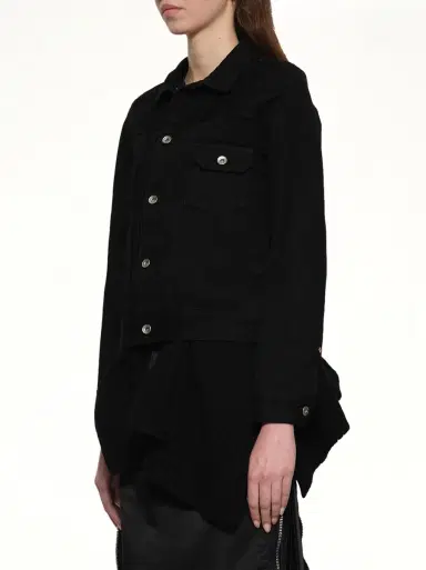 Sacai Denim x Wool Knit Jacket | Thumbnail 2 Sacai Denim x Wool Knit Jacket | Thumbnail 2