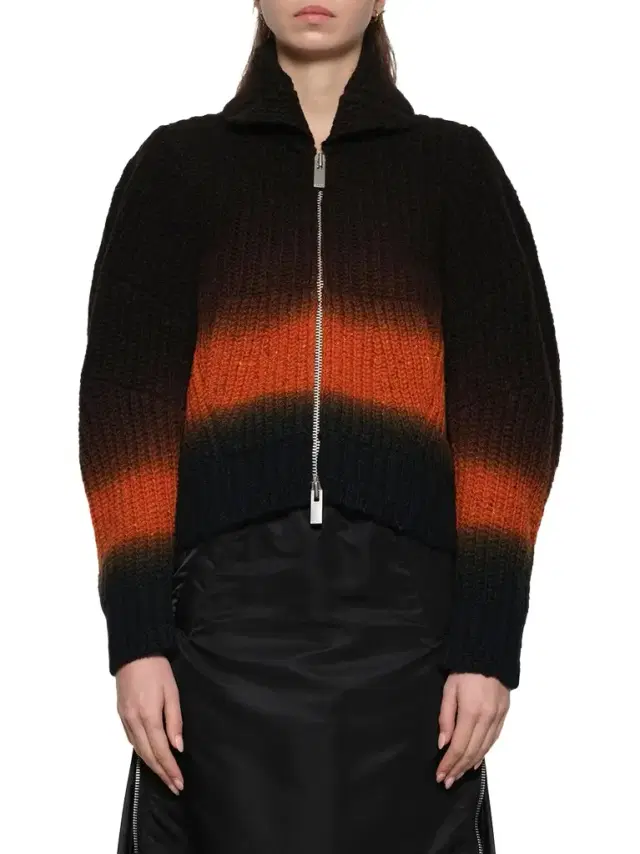 Sacai Garment Dye Wool Knit Blouson