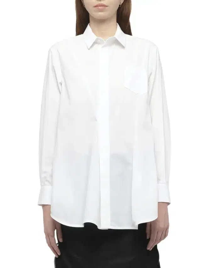 Poplin Shirt in Off White Poplin Shirt in Off White