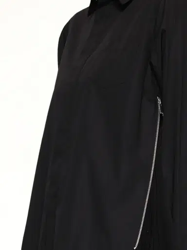 Sacai Poplin x Chiffon Shirt | Thumbnail 2 Sacai Poplin x Chiffon Shirt | Thumbnail 2
